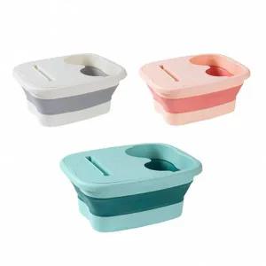[셀러에이드]폴딩 족욕통 발찜질 바구니 대야 접이식