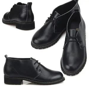 가죽 여성 워커화 단화 화 P-5