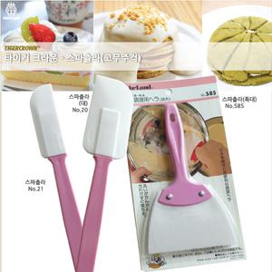 일본[타이거크라운]스파츌라(고무주걱) 알뜰/홈베이킹 주걱