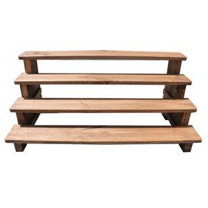 st904-1 다육이화분진열대 정리대 받침대 원목 방부목 정리선반 인테리어선반 다이