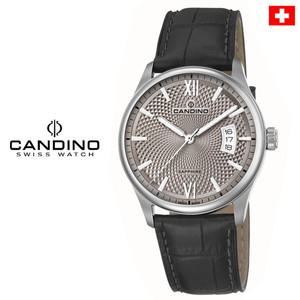 [칸디노][공식][CANDINO]칸디노 C4691/2 스위스메이드 남성용 가죽 손목시계