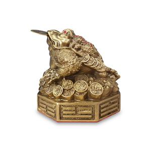팔괘 삼족두꺼비 복두꺼비 소형 황동 풍수인테리어