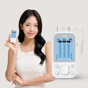 신한 무선 독립형 저주파마사지기 패드4장 EMS 목 어깨 허리 지압 충전식