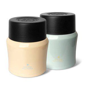 [스위스밀리터리]OKK 보온죽통 350ml LSF350 스카이블루 아이보리 이유식 푸드자 보온통
