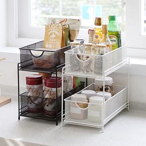 [네이쳐리빙]어반 2단 슬라이딩 주방 선반