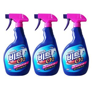 때가 쏙 비트 O2 강력 얼룩제거제 500mlX3개