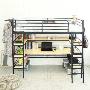 [일루일루]코모드i 올인원 멀티선반형 벙커침대+CL라텍스폼(S)