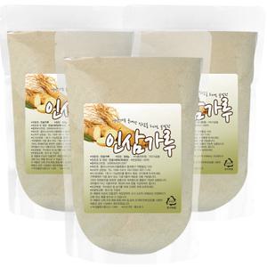1등급 국산 인삼가루 300gx3팩 4년근 건조인삼으로 가공한 인삼분말