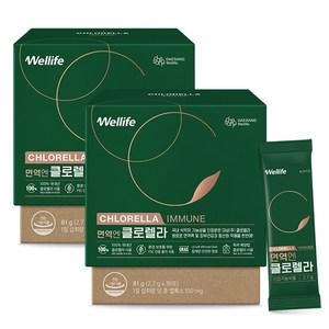 [대상웰라이프]면역엔 클로렐라 2박스(총60포)