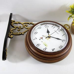 무소음 링하우스 중소형 양면시계 CHT-454AG