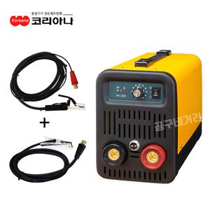 코리아나 인버터 용접기 KH200 국산 휴대용 아크용접기 홀더선10M 어스선5M