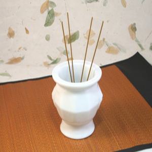 백자 향로 (소) / 도자기향로 향꽂이 제사 제기 명상