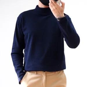 남자 니트 기모 목폴라 티셔츠 남성 목티 터틀넥 폴라티