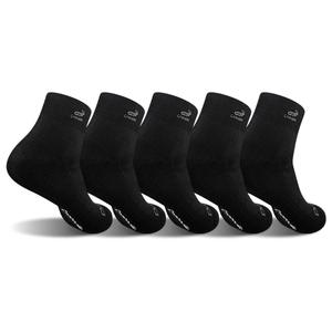 크로커다일 스포츠 압박쿠션 단목양말 CD4SK1023, 블랙, 5족세트