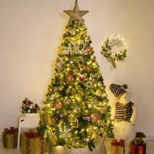 크리스마스 트리 나무 장식 풀세트 고급 골드패턴선물상자 PVC 250cm  양면) 성탄절 대형 소품 용품 데코