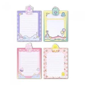 [셀러허브][도아브 협력사] 애니멀 클립 떡메모지 세트 4종1세트 (S9192449)