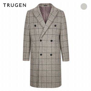 [트루젠]   울혼방 체크 더블 버튼 코트 TGAW0 MCL850 _P330733485