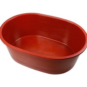 GD P타원 다라이 (왕대) 대형다라이 다용도 세면 빨간 대야