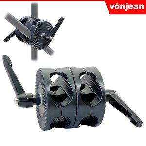 [본젠]KM-729 더블 그립 회전 클램프 헤드 (삼각대 스탠드 붐대 오버헤드 수직촬영 사진영상 촬영장비)