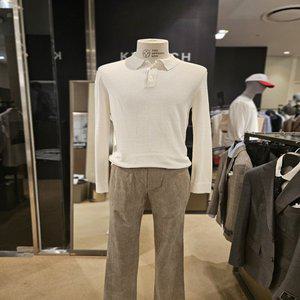 [킨록바이킨록앤더슨](신세계 사우스시티)캐시미어 블랜딩 아이보리 버튼 카라 긴팔 니트 5종 택1(JGY08...