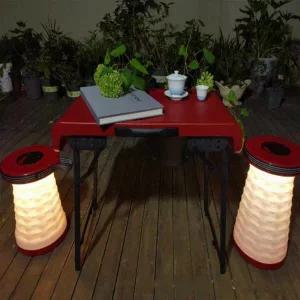 [아트박스]/위드마켓 아코디언 휴대용 책상의자세트 (레드)