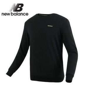 뉴발란스 공용 와펜로고 맨투맨(NBNCBB1013_BLACK)_블랙