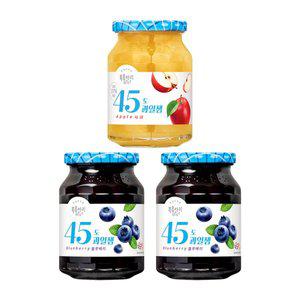 [기타]복음자리 45도 블루베리잼 2개 +사과잼 1개 (총3개)