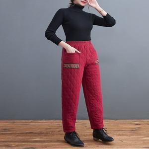 [비니브] 히든체크 퀼팅솜바지