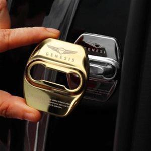 제네시스 G70 G80 G90 크롬 도어스트라이커 커버 도어락 체커 가드 몰딩 튜닝 오염방지 악세사리