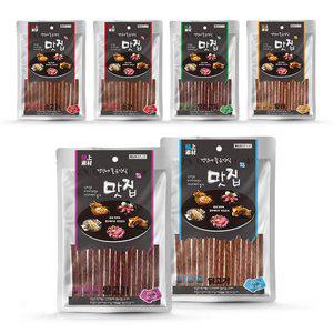 [올가밀] 맛집 100g 6종 강아지 국산 수제간식 져키 훈련