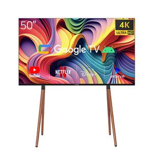 이젤큐빅스 50인치 스마트 TV 구글 안드로이드 4K UHD 인테리어 LED 티비
