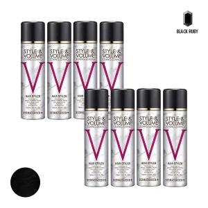 더마클라센 스타일앤 볼륨짱짱 흑채 스프레이 블랙 120ml x8