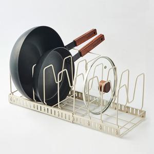 한샘 SOK 확장형 후라이팬 정리랙 그릇 거치대 냄비 키친타올 정리대 주방 수납