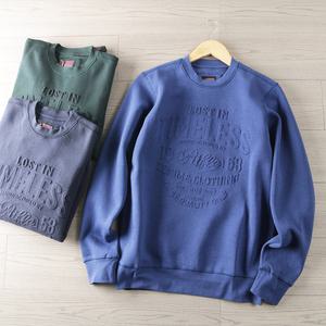 아메리칸 헤비웨이트!레터링 버블! 가을 겨울 남성 기모 도톰 기모 루즈핏 맨투맨