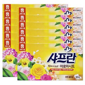 샤프란 아로마 시트 코튼 블로섬 30매 X12개(1box)/ 세탁기용