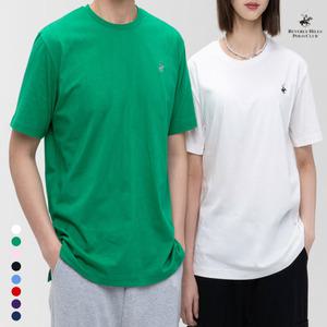 폴로 클럽 라운드 반팔티셔츠 WBP-7016 남자 여자 면티 반팔티