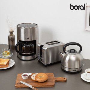 [보랄] 미노스 홈카페 세트 전기 주전자 +커피메이커+토스터기