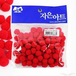 [RGOO8521]뿅뿅이 일반 12 빨강 솜방울 솜공 뿅뿅이크기