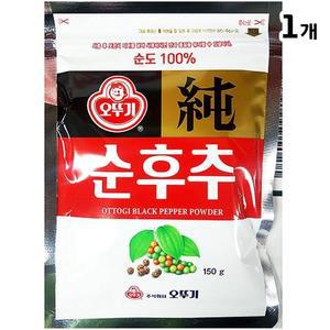 [XBJ70JO1_47]흑후추가루 오뚜기 150g 순후추 후추분 식자재