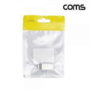 라이트컴 JA320 Coms USB3.1TypeC꺾임젠더C타입to8핀iOS8Pin