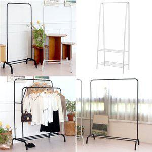 [청소앤]가정용 심플 튼튼 간편 조립 철재 그란데 행거 A형 미니 1단 2단 행거