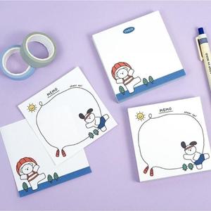 [핑크풋] 꼬망 떡 메모지 4종1세트