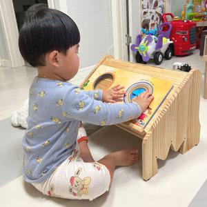 이앤위즈 아기 독서대 어린이용 원목책상 유아 책받침대 어린이책상 그림그리기 책보기 키즈독서대