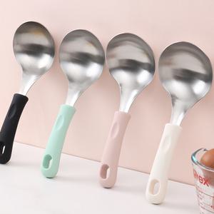 스텐304 실리콘손잡이 스텐국자 서빙스푼 전현무 국자