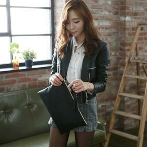 [라일리] Rly 가죽태슬클러치 부드러운가죽 레트로 클러치 수술백