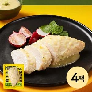 [허닭] PICK 소스 통 닭가슴살 와사비마요맛 4팩