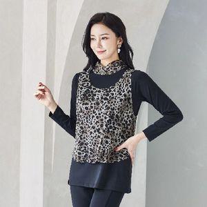 (우)[까르죠아]이중기모블라우스