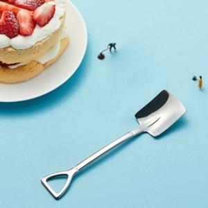 와우카페 삽모양 티스푼 5p 스텐 빙수 디저트스푼