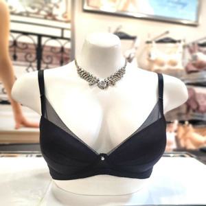 [에블린] 에블린 메르메 로맨티크 메쉬 노와이어브라 (블랙) EBBRFA345H