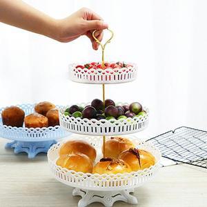 [IXHIVB4P_4B]3단 디저트 트레이 애프터눈티접시